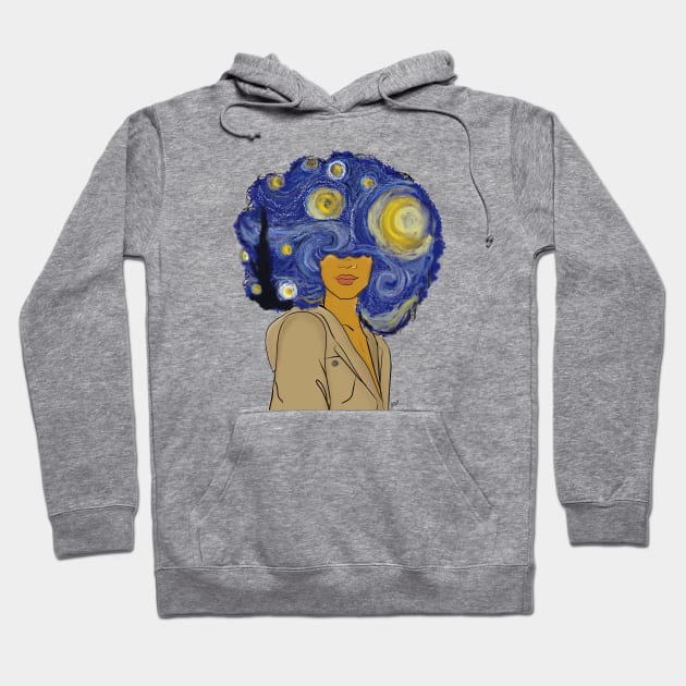 Starry Nights (2) Hoodie by bananapeppersart